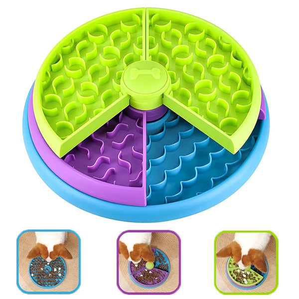 Interactive Slow Feeder Dog Bowl
